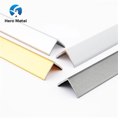 Coins de bordure de tuiles en aluminium