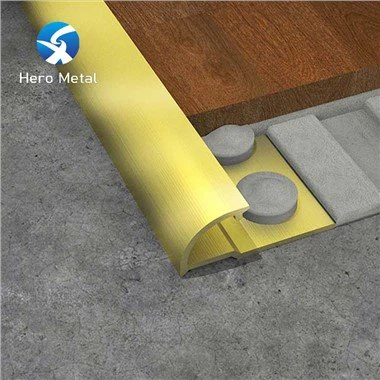 Bandes d'incrustation en laiton pour carrelage