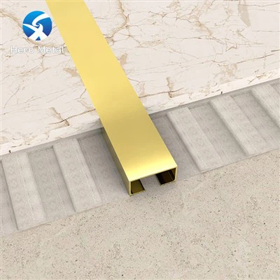 Bandes de garniture en acier inoxydable