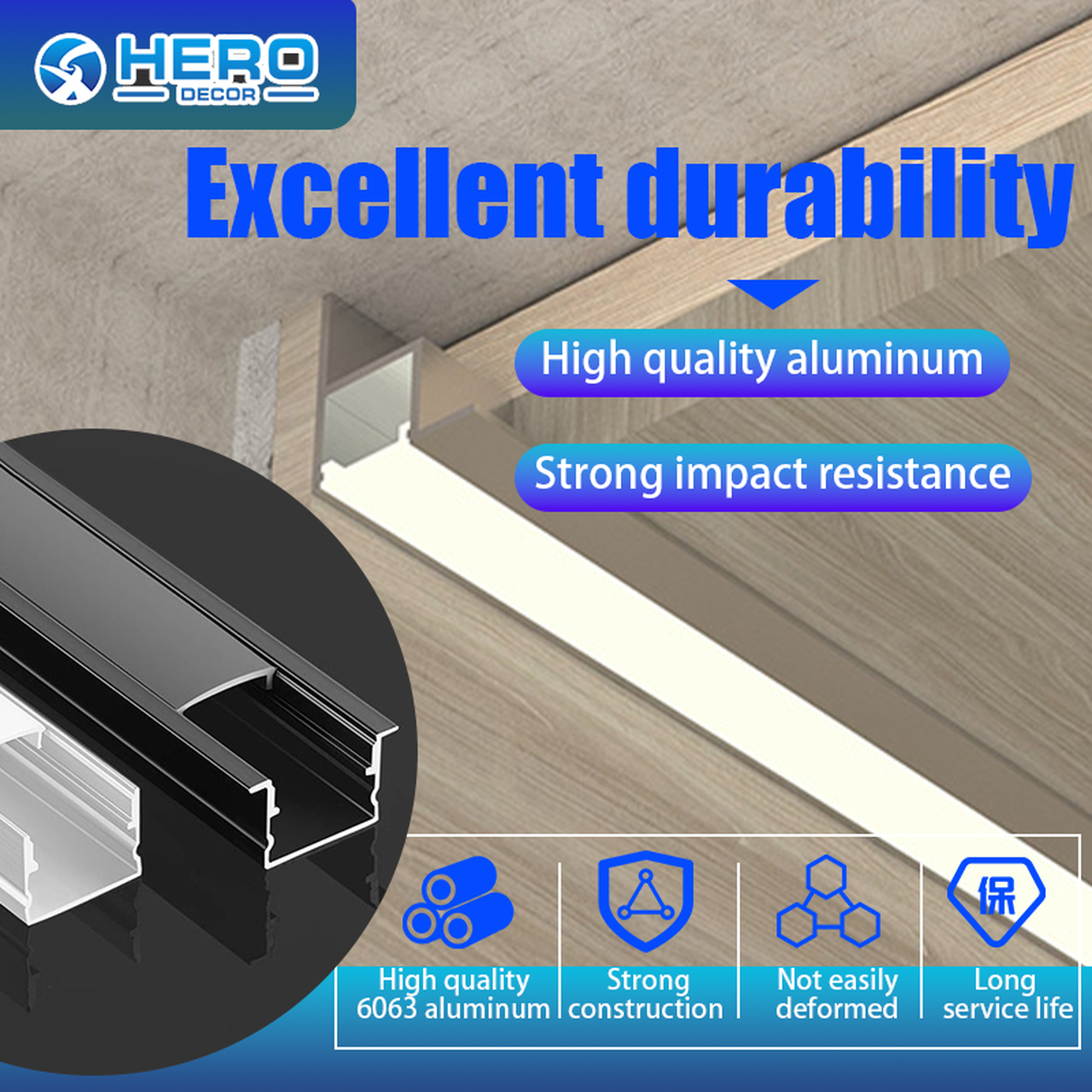 hero metal led tape light extrusion post hero metal led tape light extrusion post