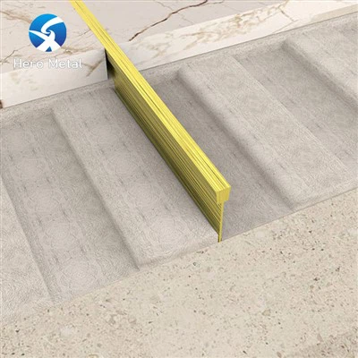 Équilibre de tuile en forme de T en laiton de 12 mm avec surface de brosse