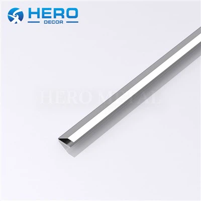 Bande de transition de sol en acier inoxydable