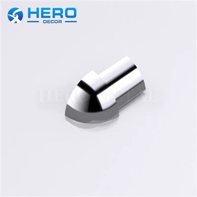 Capes d'extrémité des tuiles de forme rond en acier inoxydable