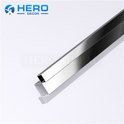 Garniture de coin externe de forme carrée en acier inoxydable