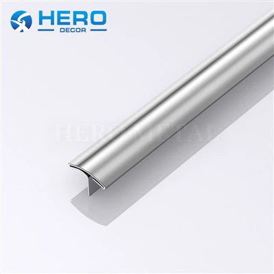Bande de carrelage en forme de T en acier inoxydable